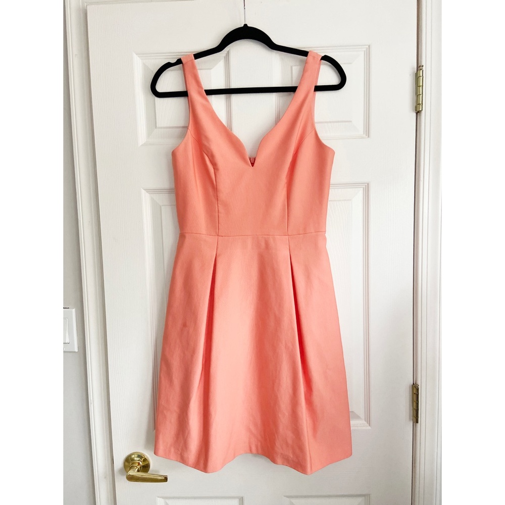Weddington Way Fit & Flare Coral Dress - 8